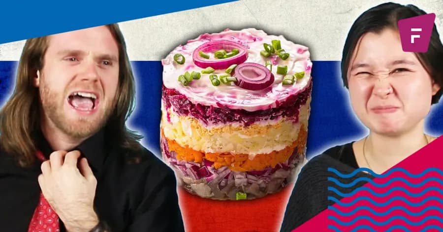Видео дня: Americans Try Russian Holiday Food